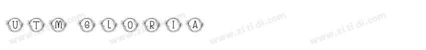 UTM Gloria字体转换